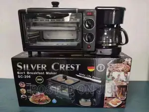 Silver Crest 3 In1 Breakfast Makers Multi Function Machine