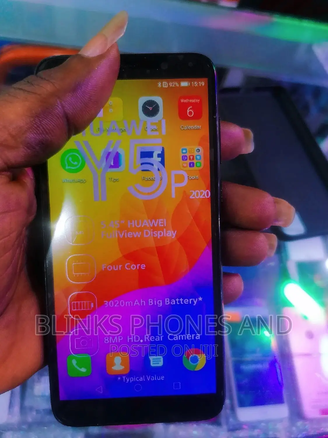New Huawei Y5p 32 GB Green