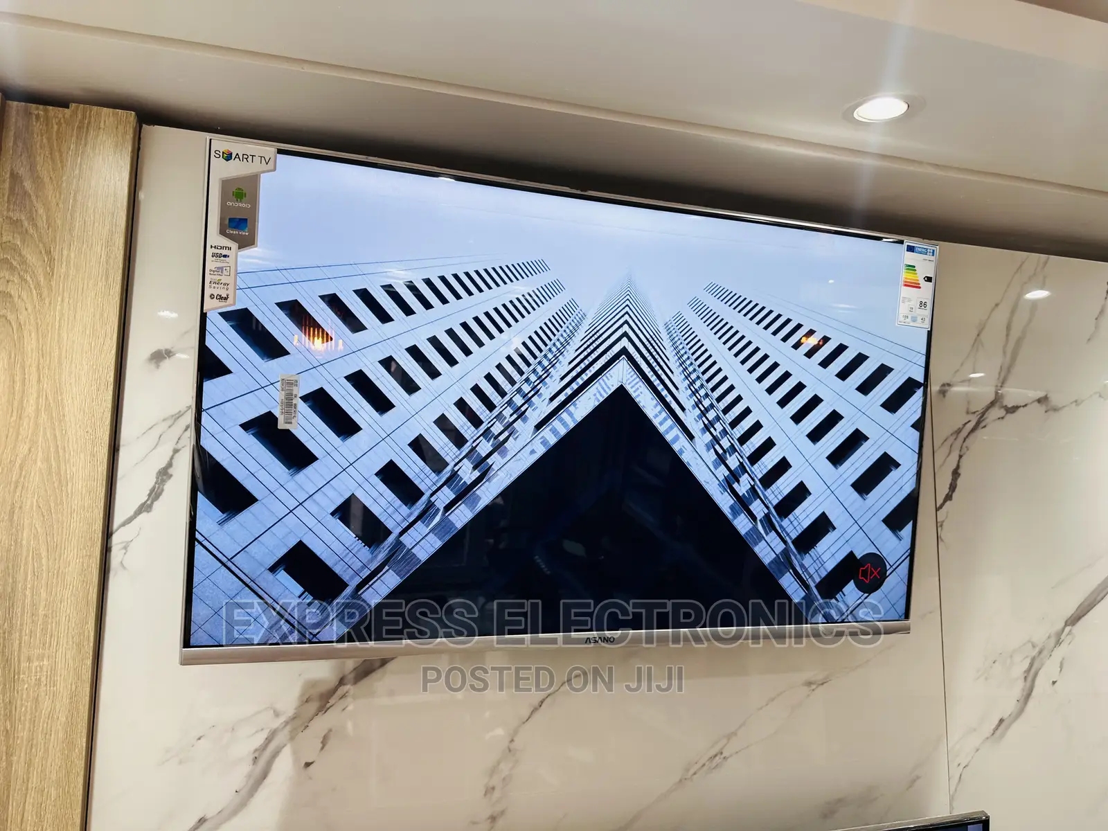 Smart +Bluetooth Asano 75”Uhd Android Tv