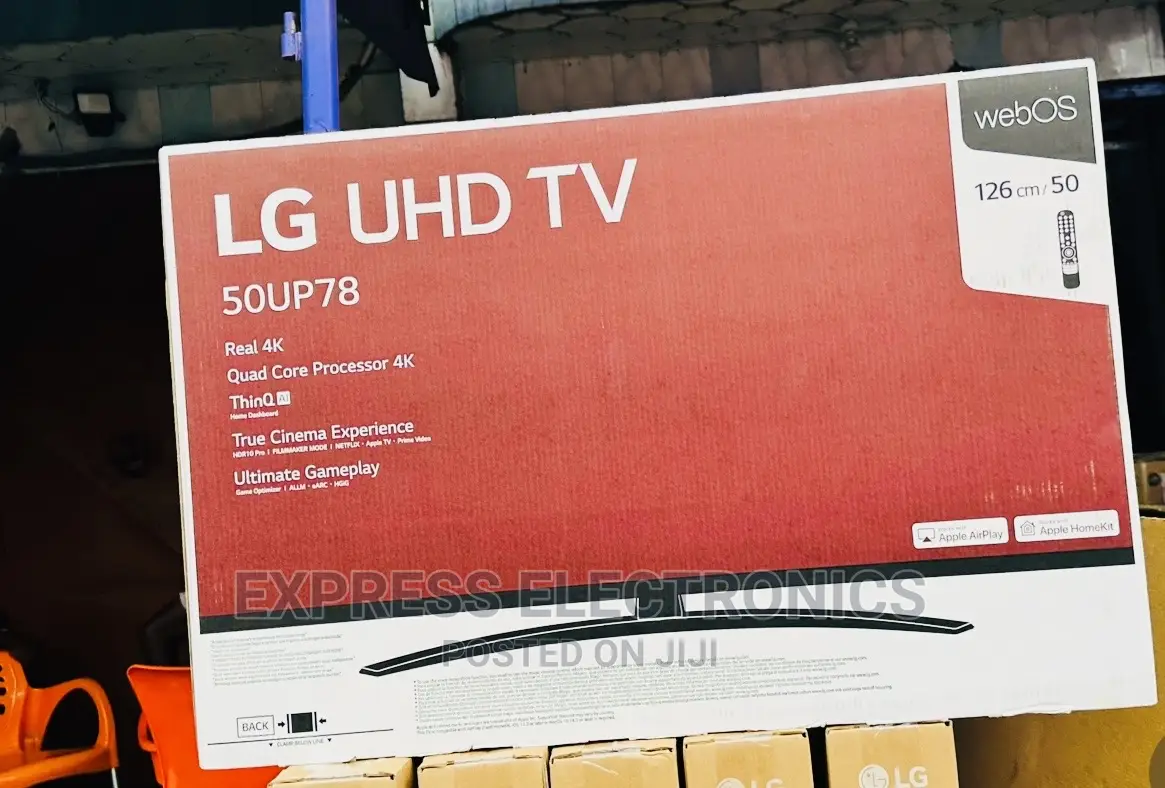 Experience Real Sound With Lg UHD Smart 50”Up78