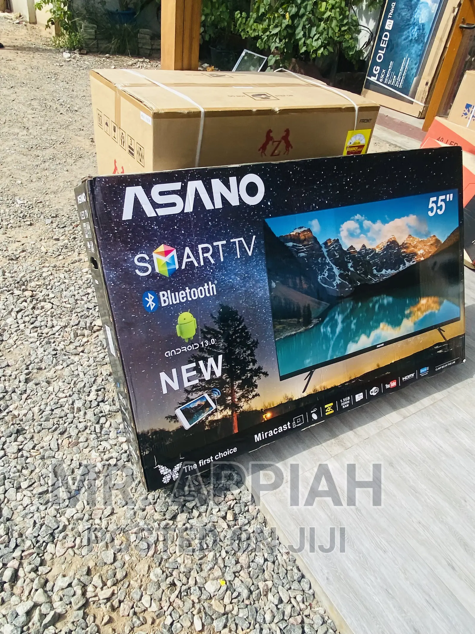 Durable Asano 55” Uhd Smart Wireless Wifi Bluetooth Tv.