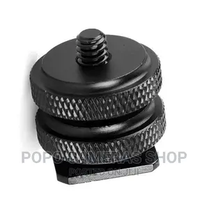 Double Screw Aluminum Allow 1/4 Camera Screw Hotshoe Base