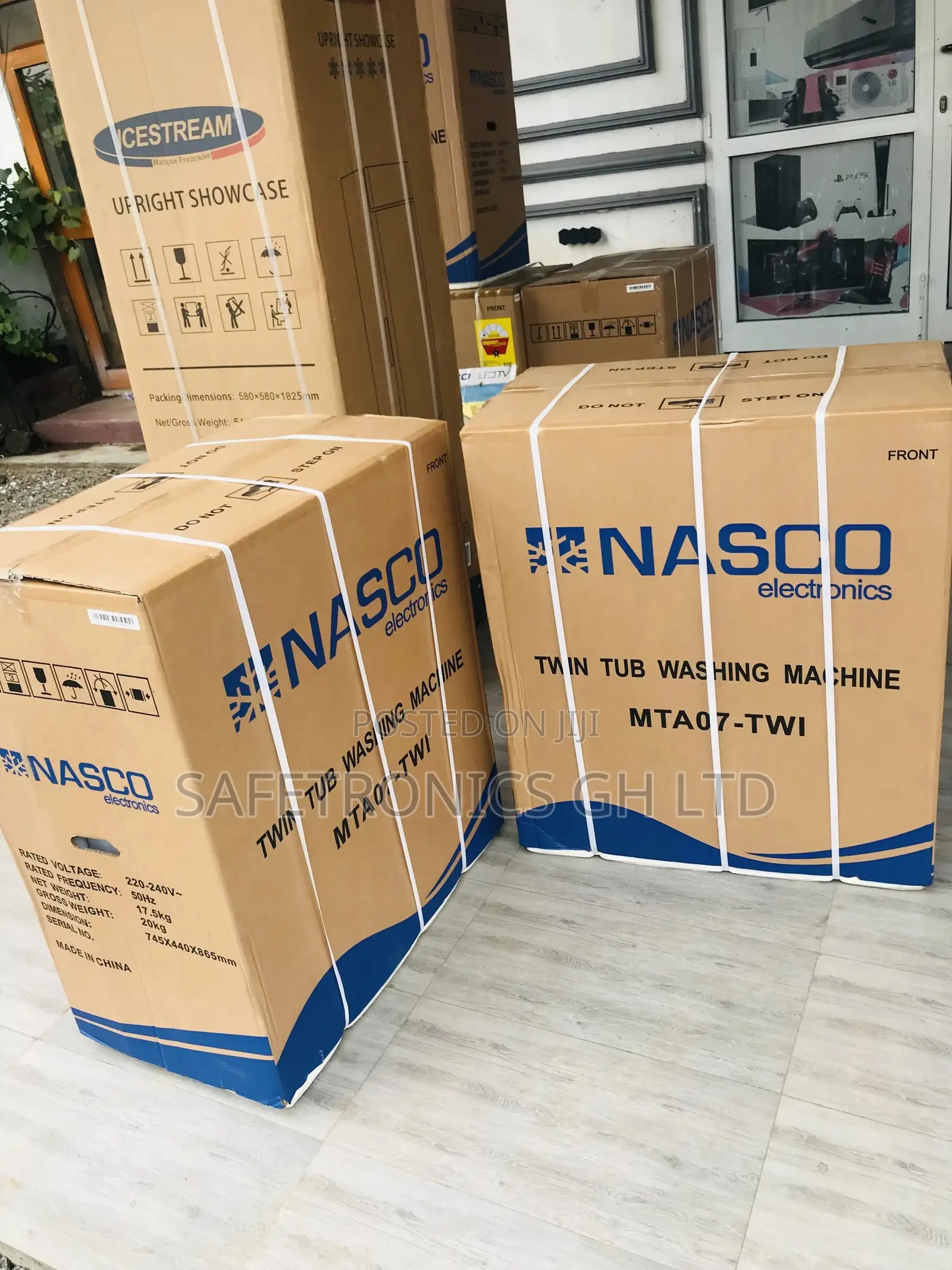 Topload Washingmachine Nasco Semiautomatic 7kg
