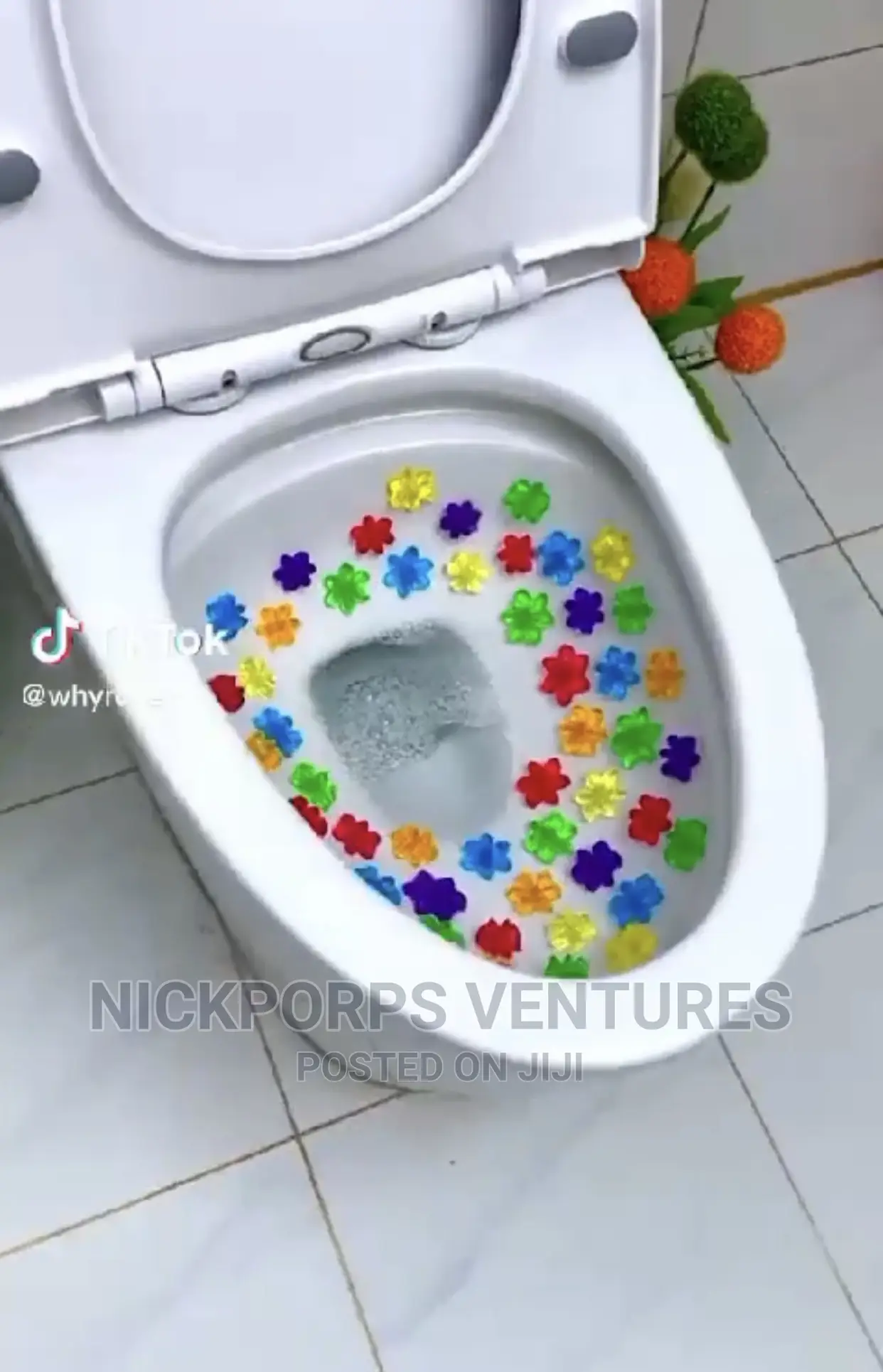 Flower Gel WC Refresher Stamp.