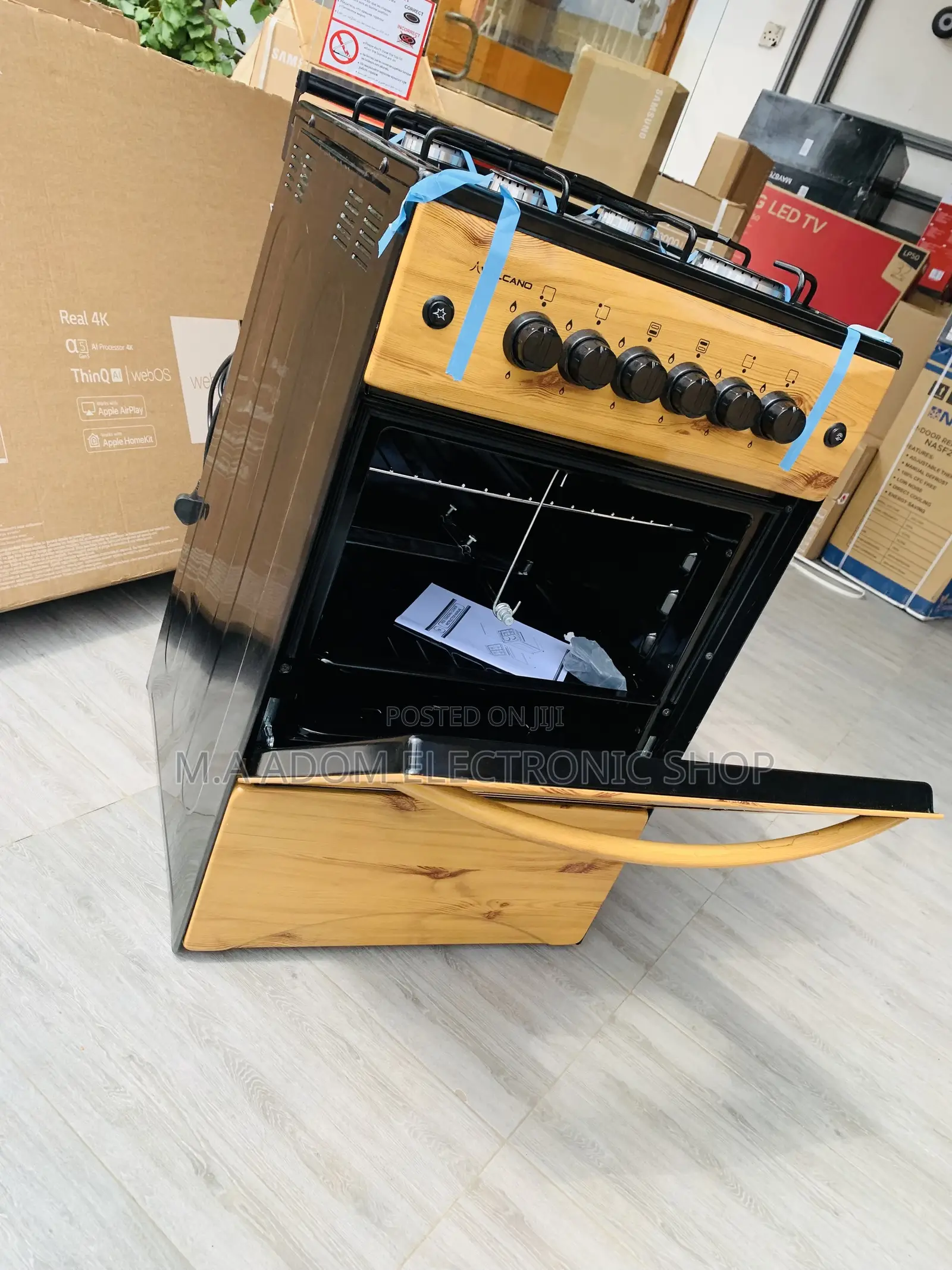 Pick Volcano 4B Light Wooden 50X50 Gas Cooker