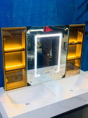 Double Cabinet Basin - Luxury Wash Hand Basin - LED Basin