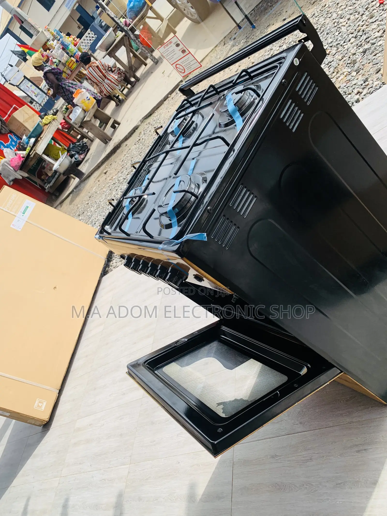 Pick Designer Volcano 4B Light Wooden Gas Cooker With Grill