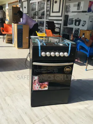 Efficiency Oven With Grill 50x50 Volcano 4 Gas Burner