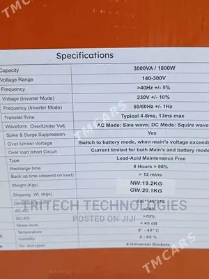 UPS Light Wave 3000va 1800W (3kva)
