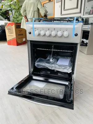 Authentic Sleek Sliver Ignition 4burner Gas Cooker Oven