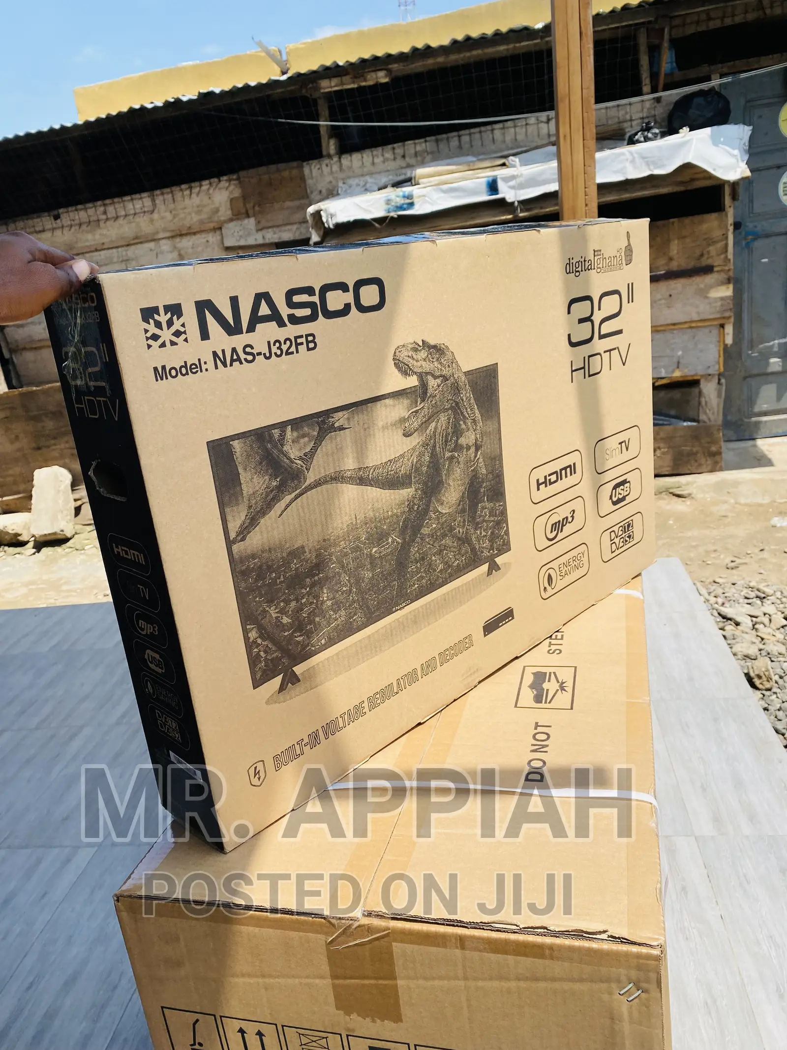 Nasco 32 Inch Full HD Digital Satelite LED Tv(Black).