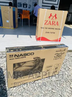Affordable Nasco 32” Full HD Digital Satelite LED Tv(Black)