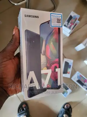 New Samsung Galaxy A71 128 GB Black