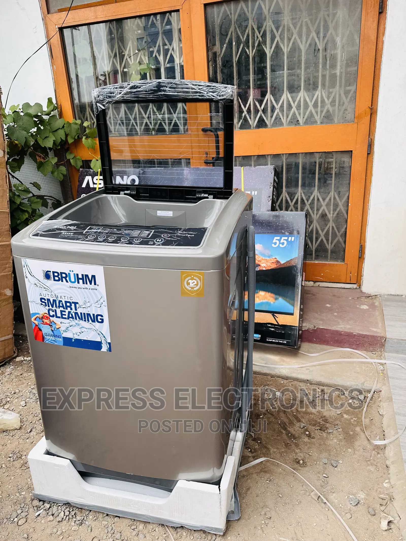 Single Tub Full Auto Washing Machine 16kg Bruhm Topload