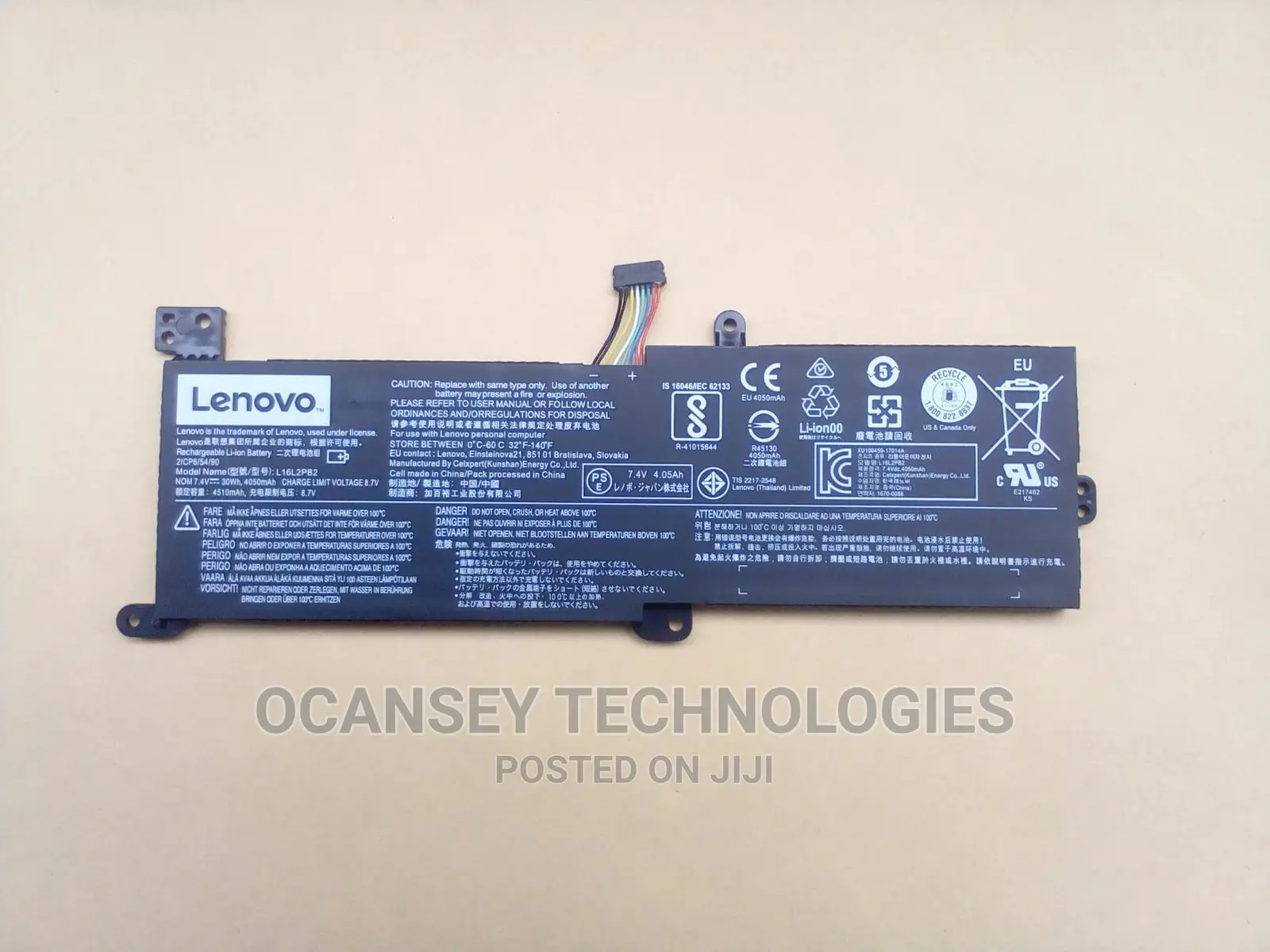 Original Lenovo Ideapad 320-14ast Battery L16c2pb2