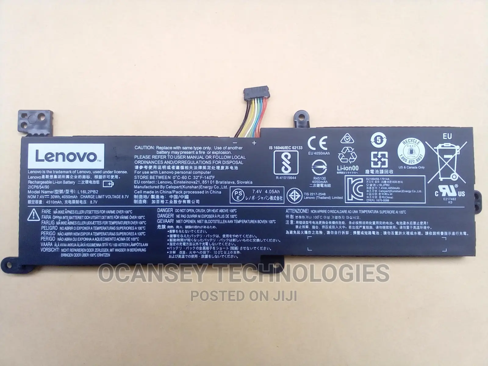 Original Lenovo Ideapad 320-14ast Battery L16c2pb2
