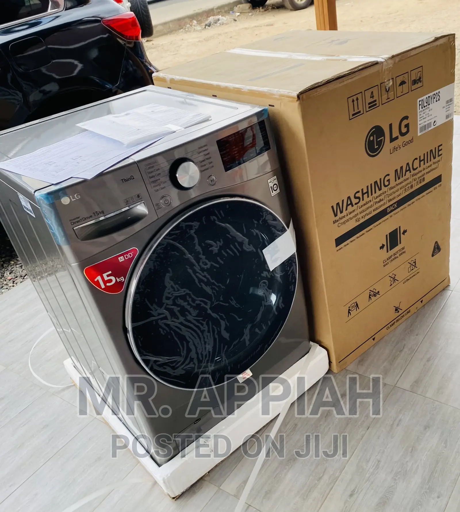 Sealed in Box  LG F0L9DYP2S 15kg Front Load Washer 