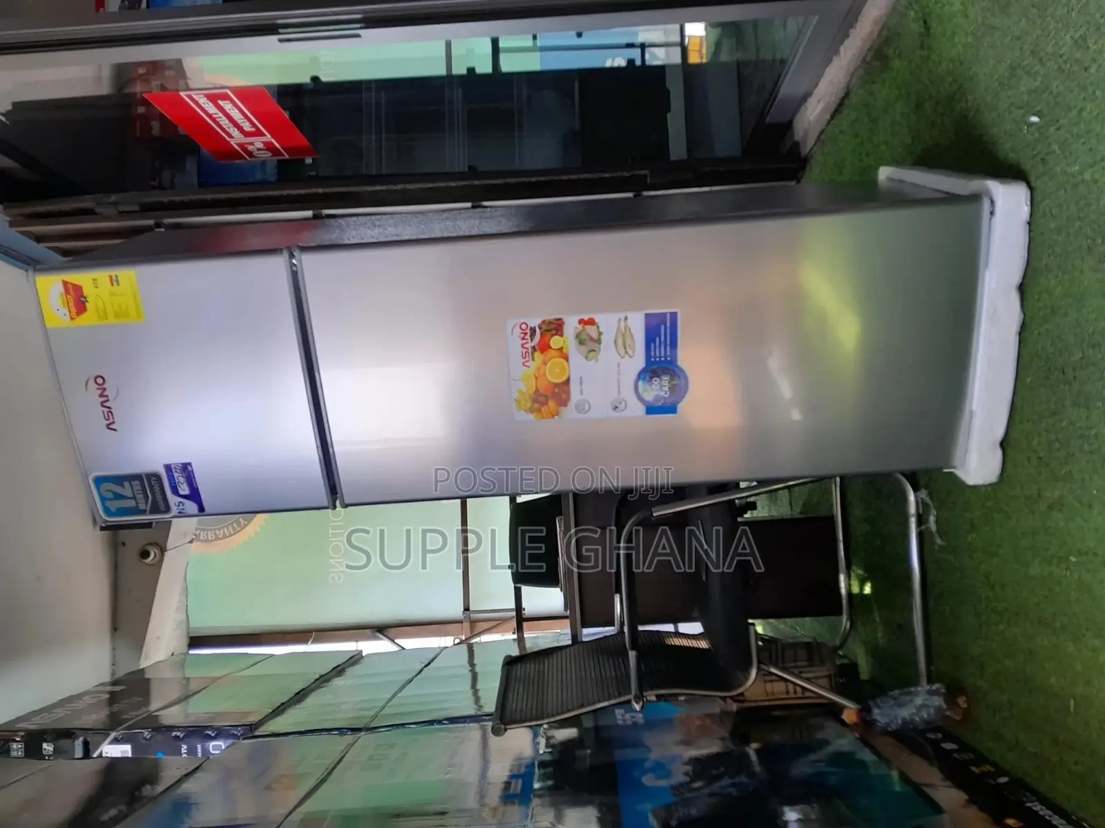 Silver Double Door Stainless Fridge Brand New Fridge Top Fre