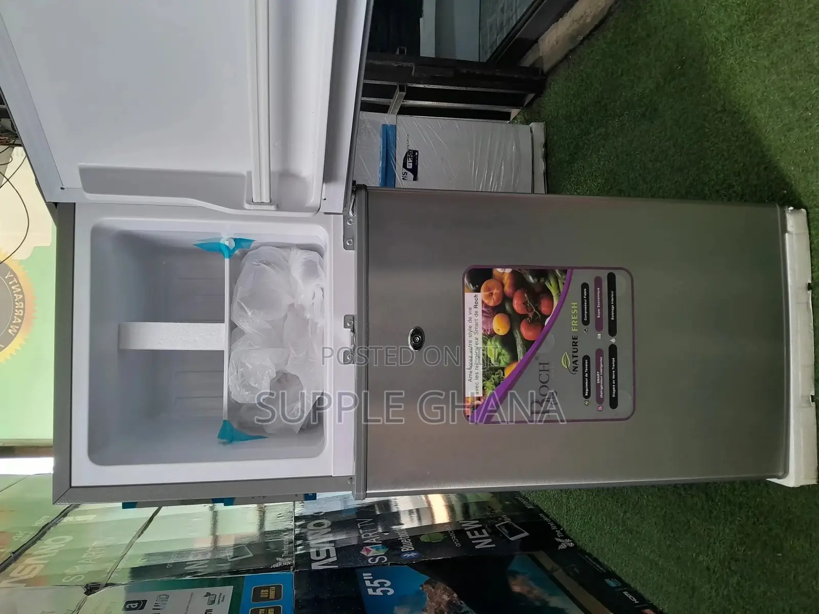Roch 135 Double Doot Top Freezer Brandnew Fridge 2door Fridg