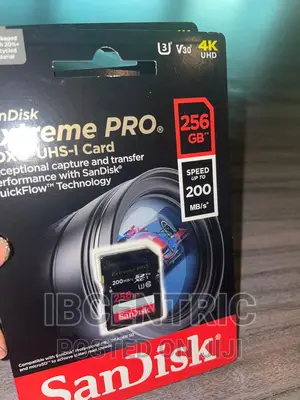 Sandisk Extreme Pro 256GB Camera SD Card