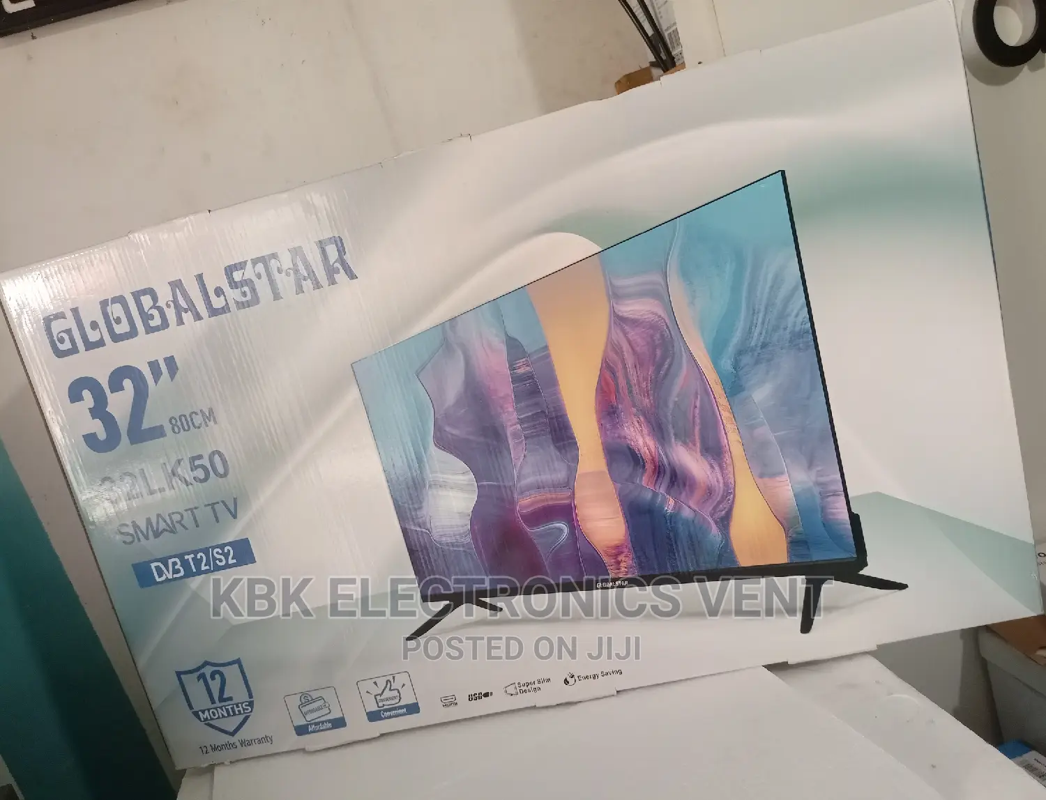 Global Star 32" Smart Android Satellite Digital Led TV