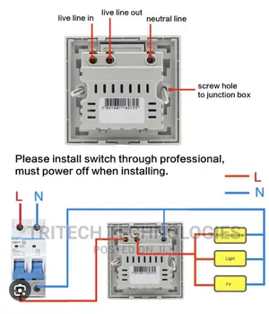 Energy Saving Switch for Hotels and Smart Homes