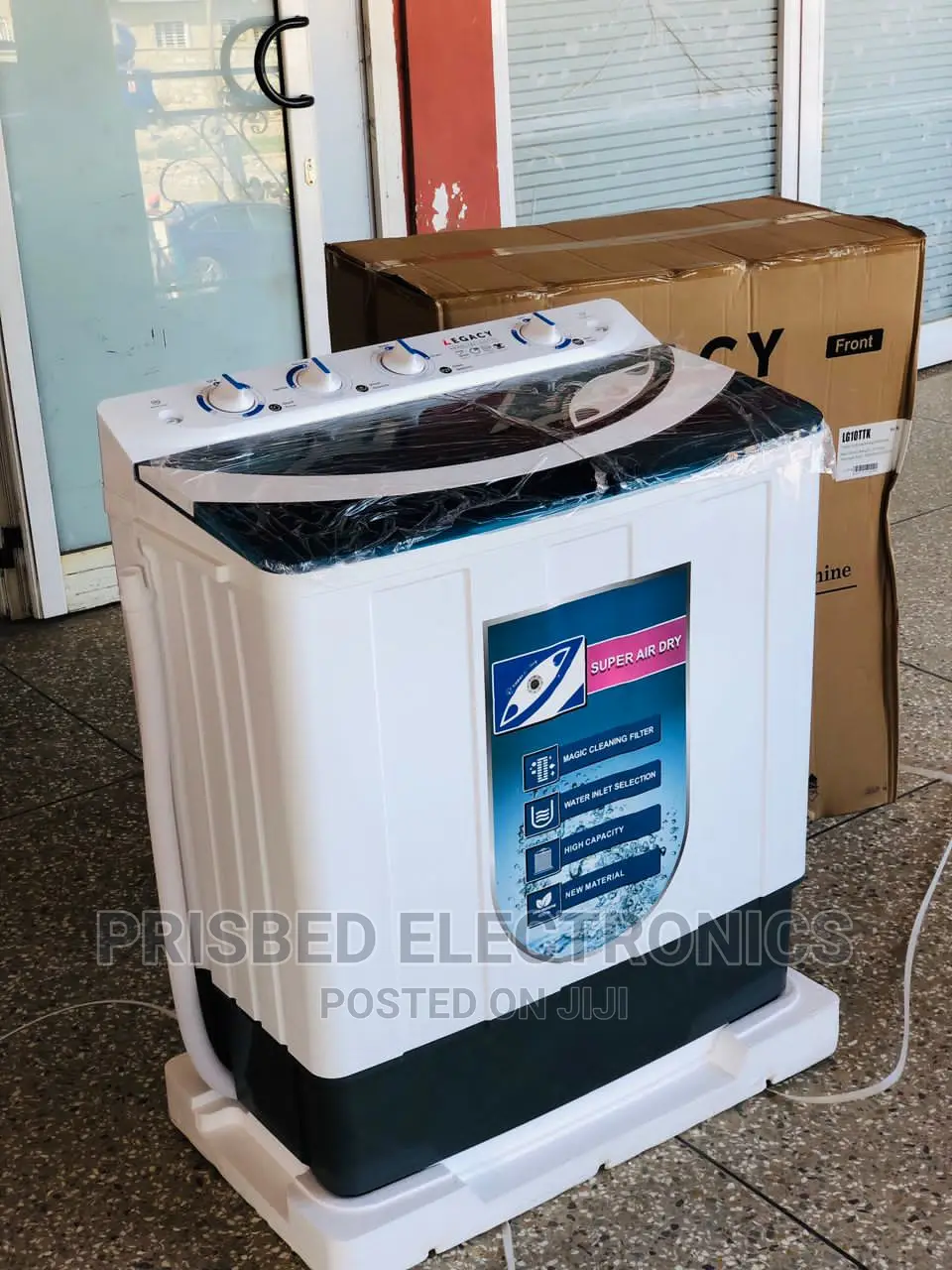 Legacy Durable Washing Machine 10kg Top Load Twin Tub
