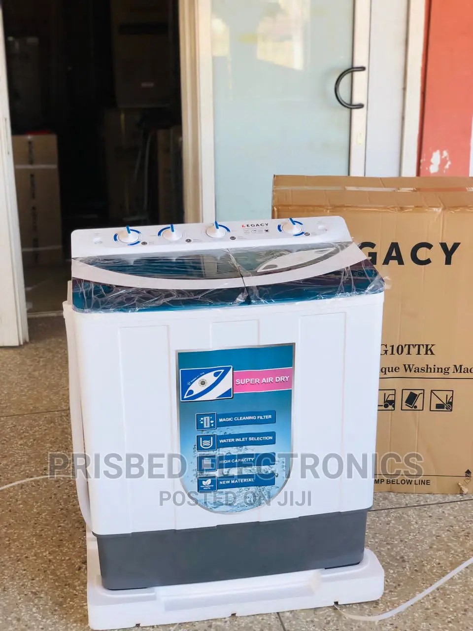 Legacy Durable Washing Machine 10kg Top Load Twin Tub