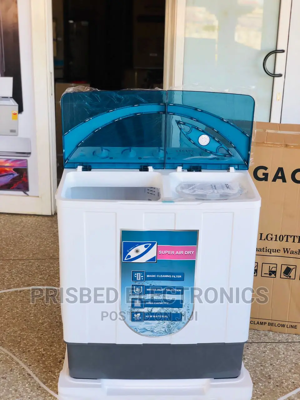Legacy Durable Washing Machine 10kg Top Load Twin Tub