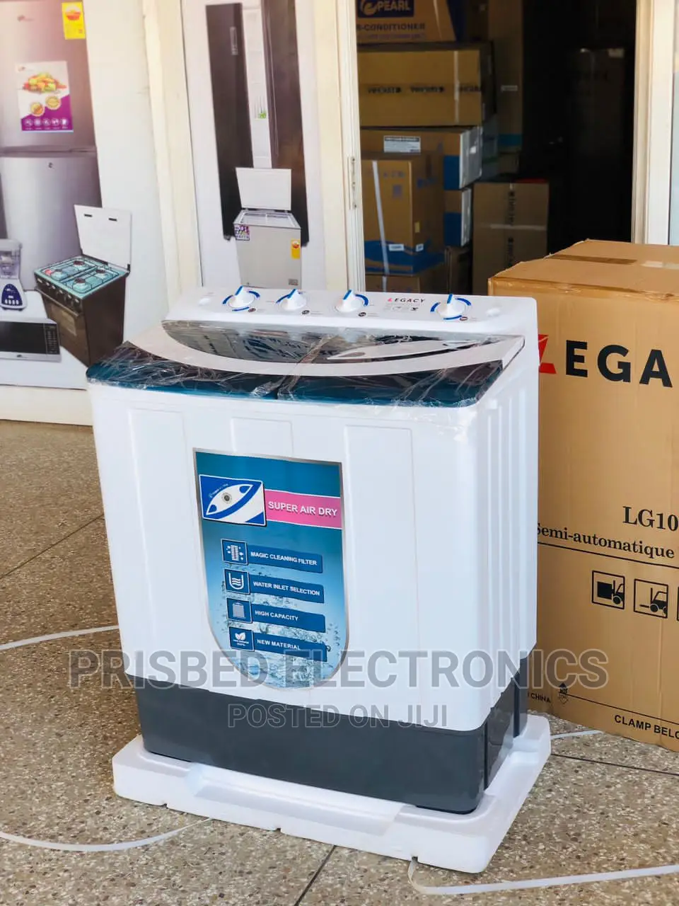 Legacy Durable Washing Machine 10kg Top Load Twin Tub
