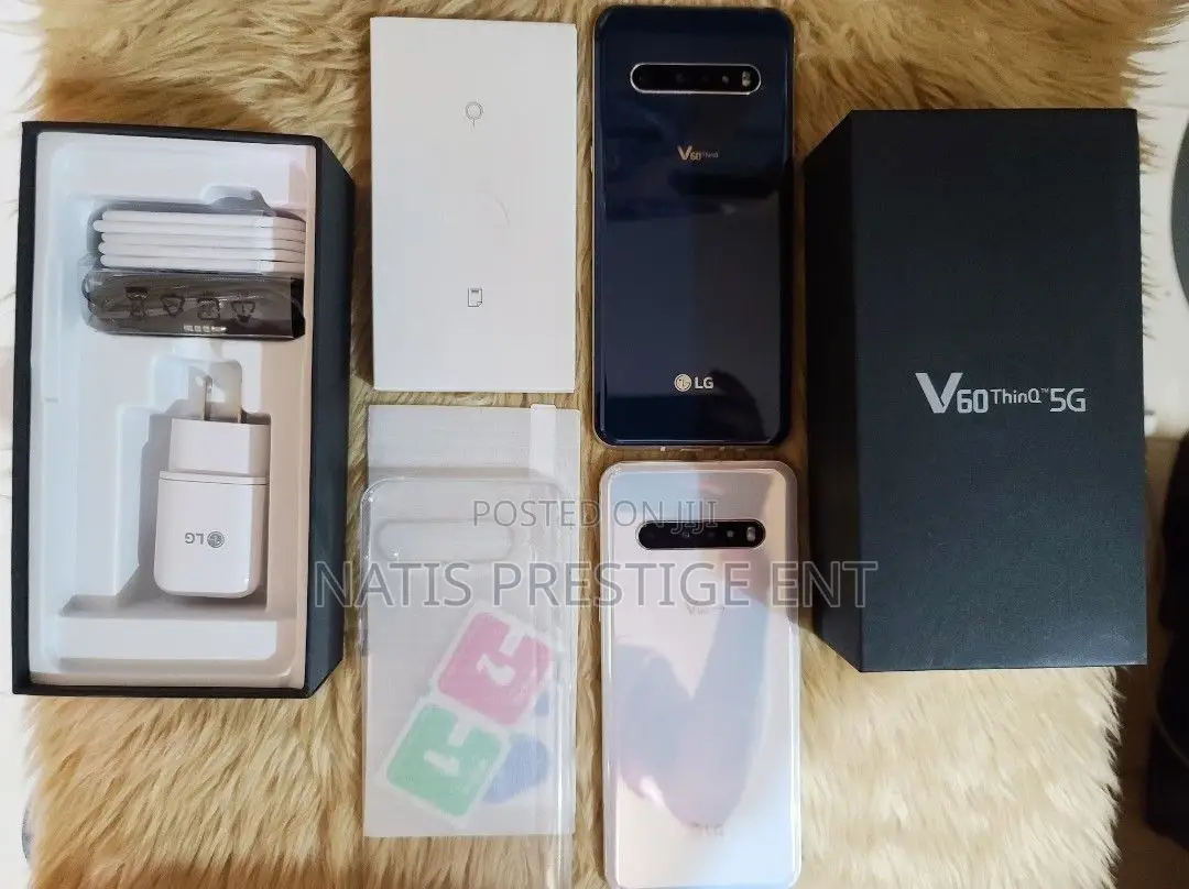 New LG V60 ThinQ 5G UW 128 GB Black