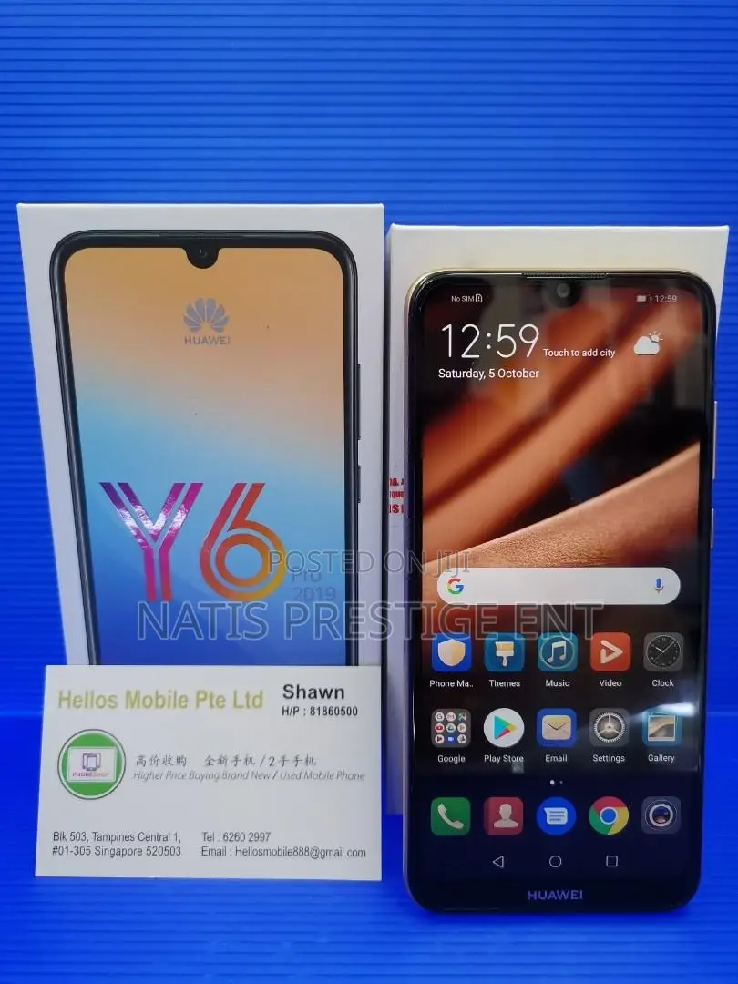New Huawei Y6 Prime 32 GB Black