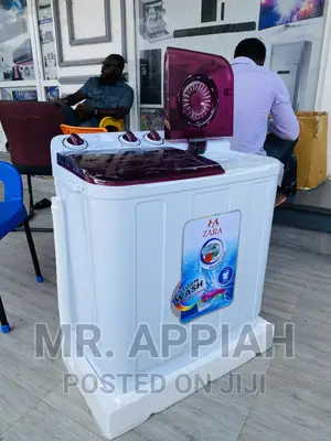 7kg Top Load Washing Machine(White/Red) 