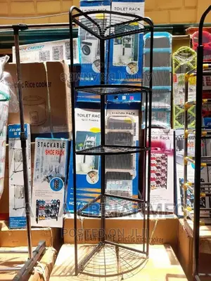Pure Metallic Corner Shelf