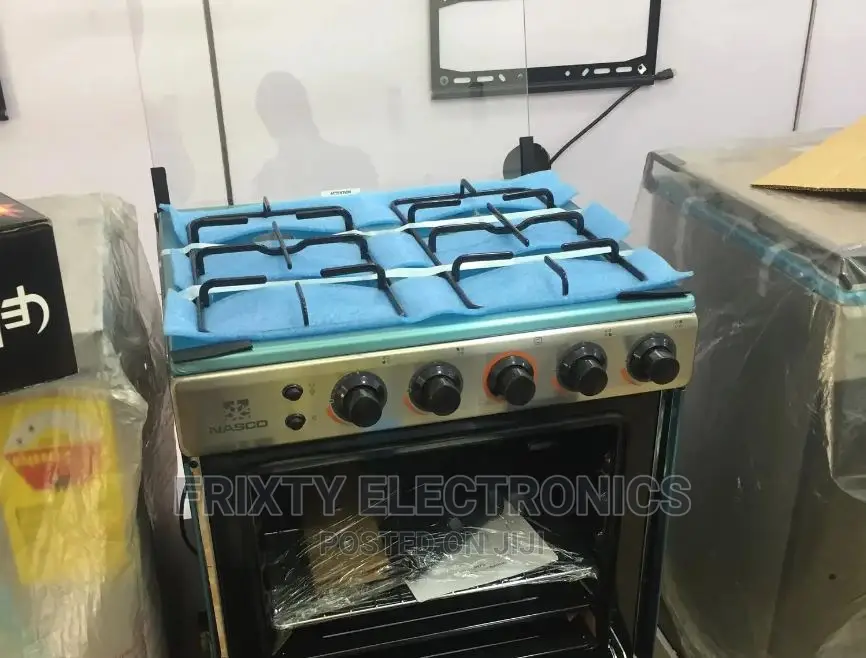 Powerful Nasco 4 Burner Gas Cooker With Oven Grill 60x60 in Accra
