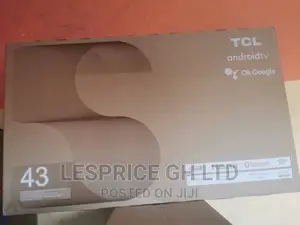 TCL 43” Smart Android Ok Google TV