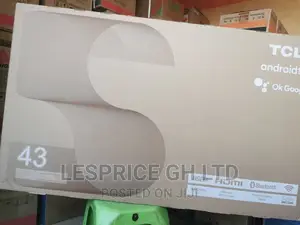 TCL 43” Android Smart Quality Power TV
