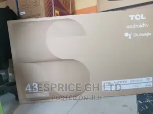 TCL 43” Android Smart High Resolution TV