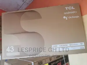 TCL Smart Android 43” Ok Google TV