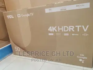 TCL 50” Android Smart Ok Google Bluetooth TV