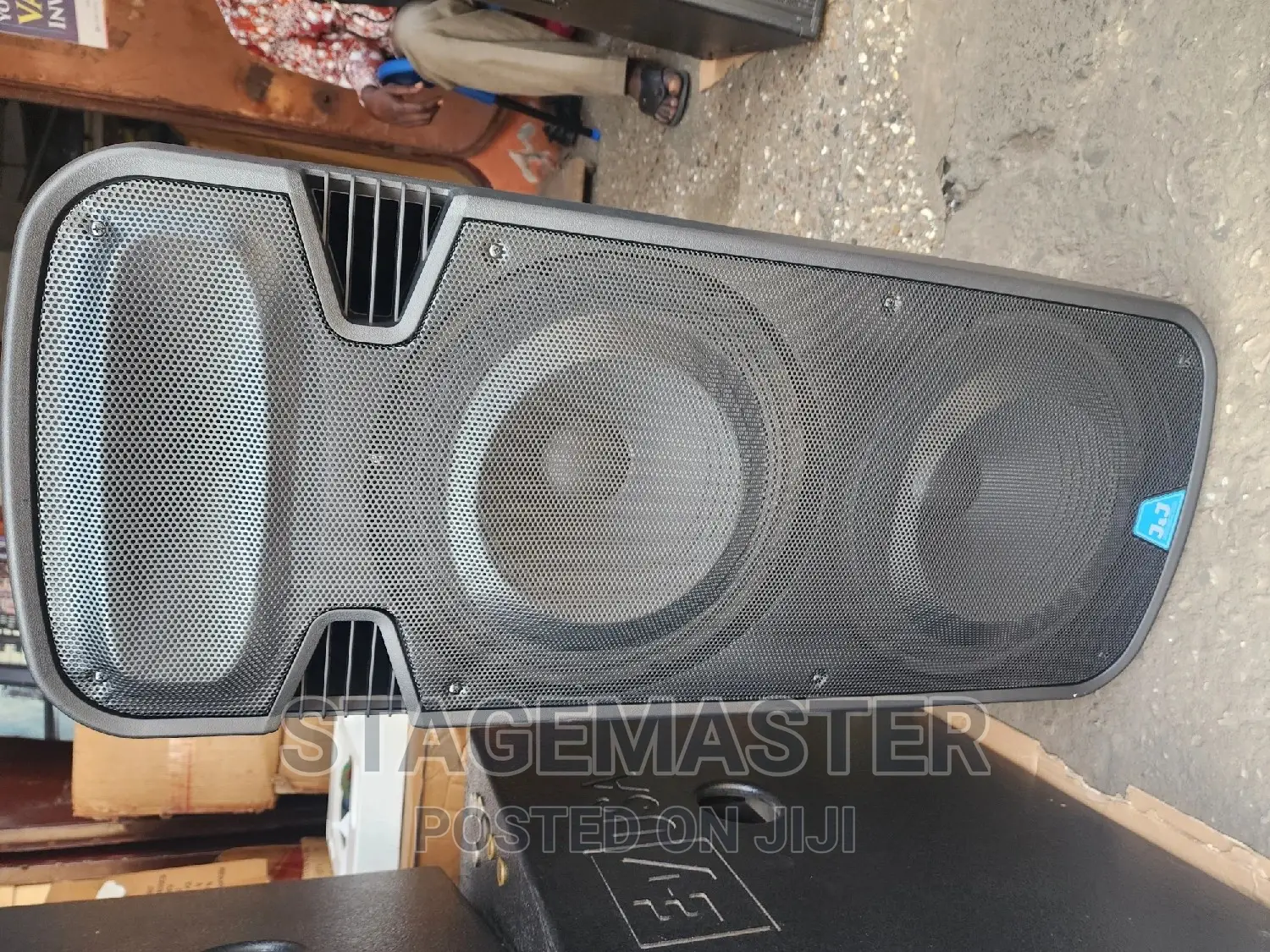 J J 15 Inches Double Rechargeable Speaker