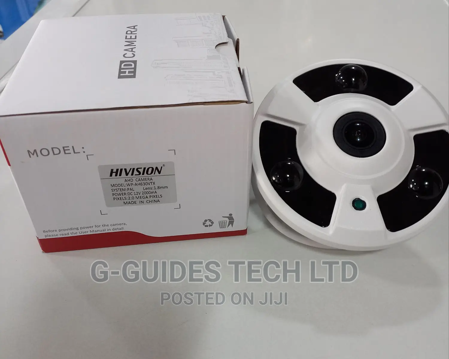 2mp 360° Analog Fisheye Camera With Audio