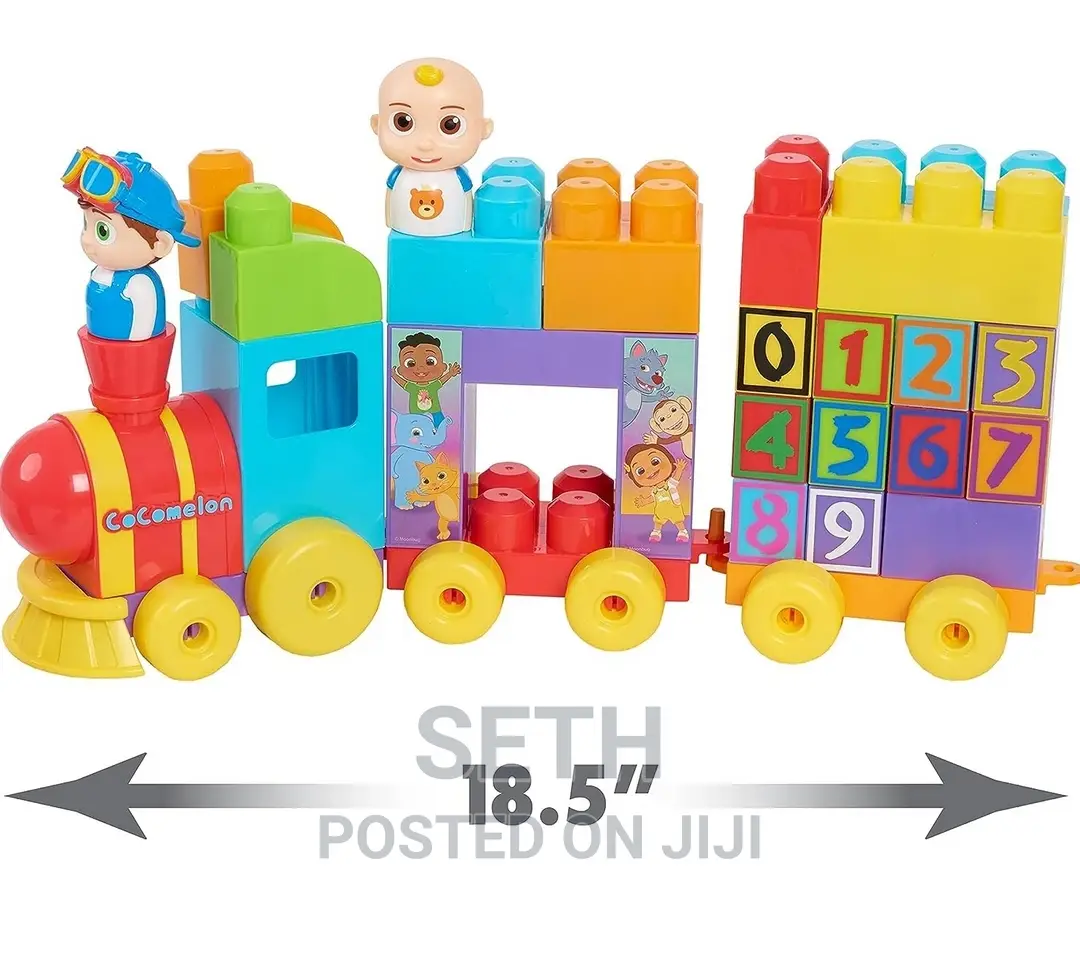 Children Kids Cocomelon Stacking Train, 40 Pieces