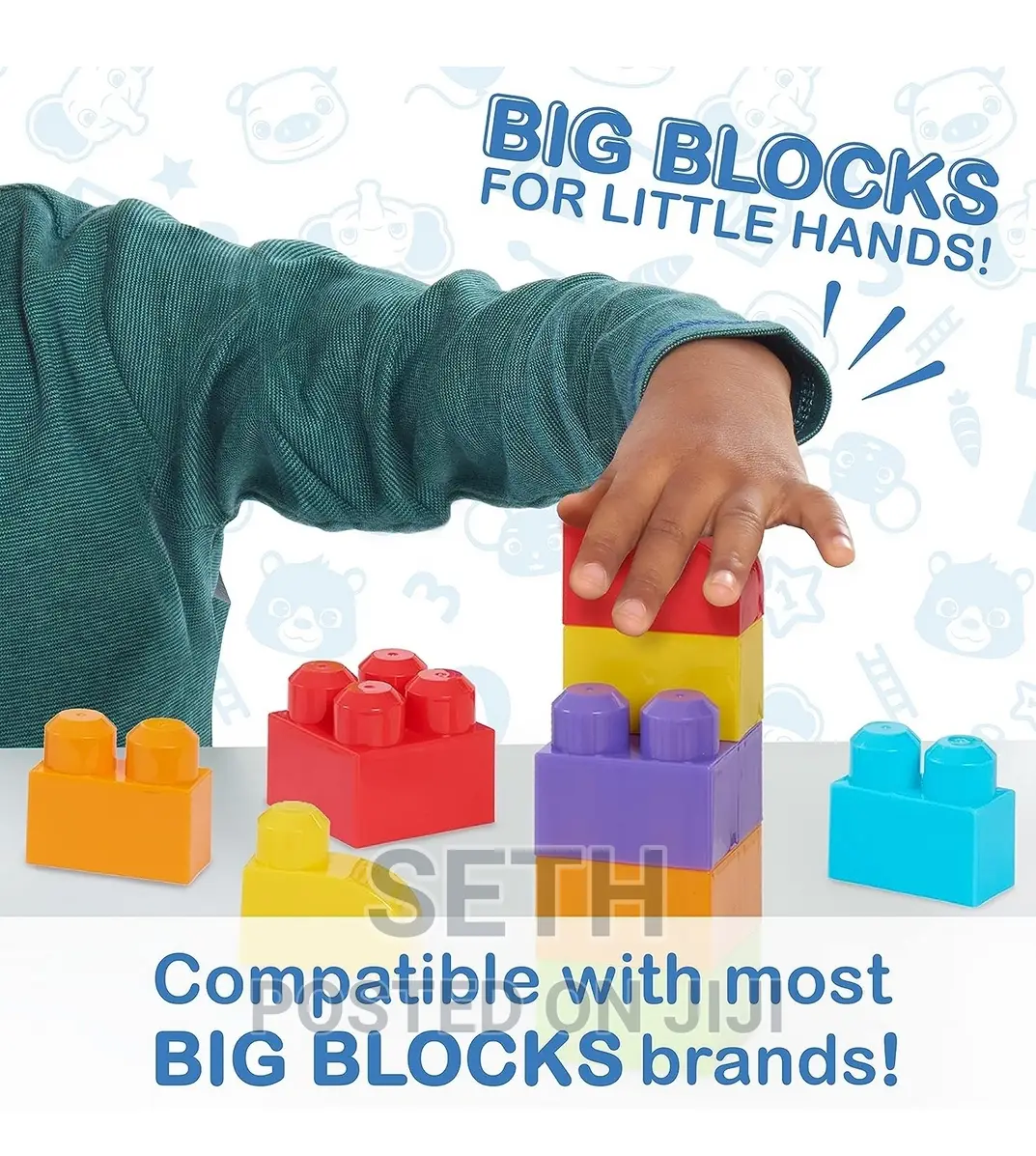 Children Kids Cocomelon Stacking Train, 40 Pieces