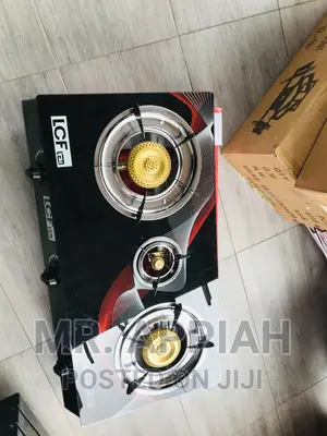 High Quality LCF 3 Gas Burner(Glass)Black