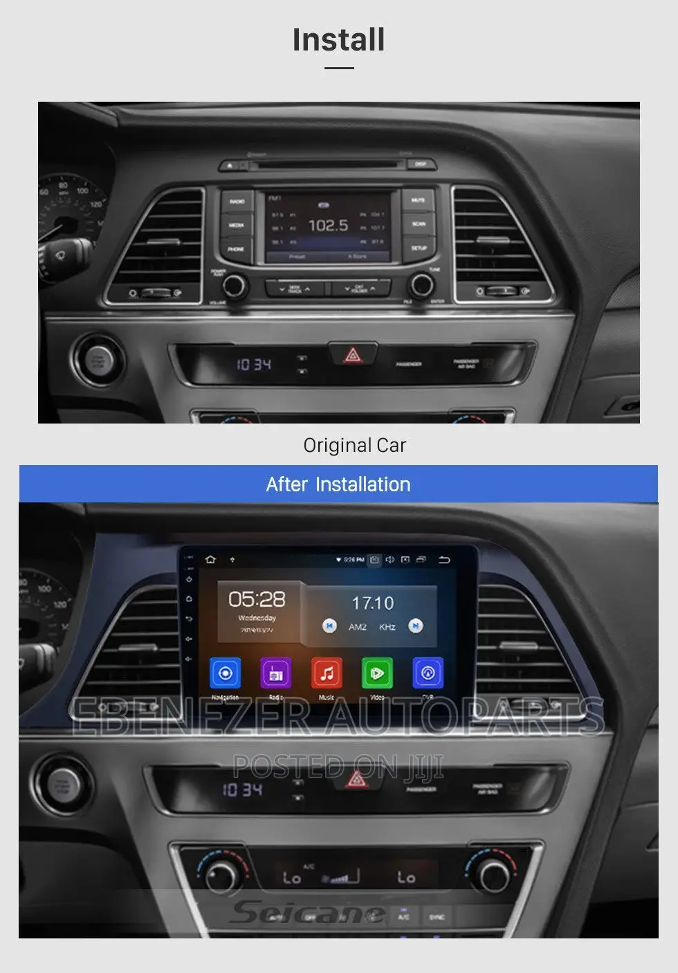 Hyundai Sonata 2015 - 2016 Android Tape