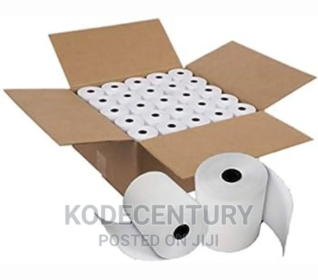 Thermal Receipt Printer Paper Rolls (80mmx80mm - 50 Per Box)