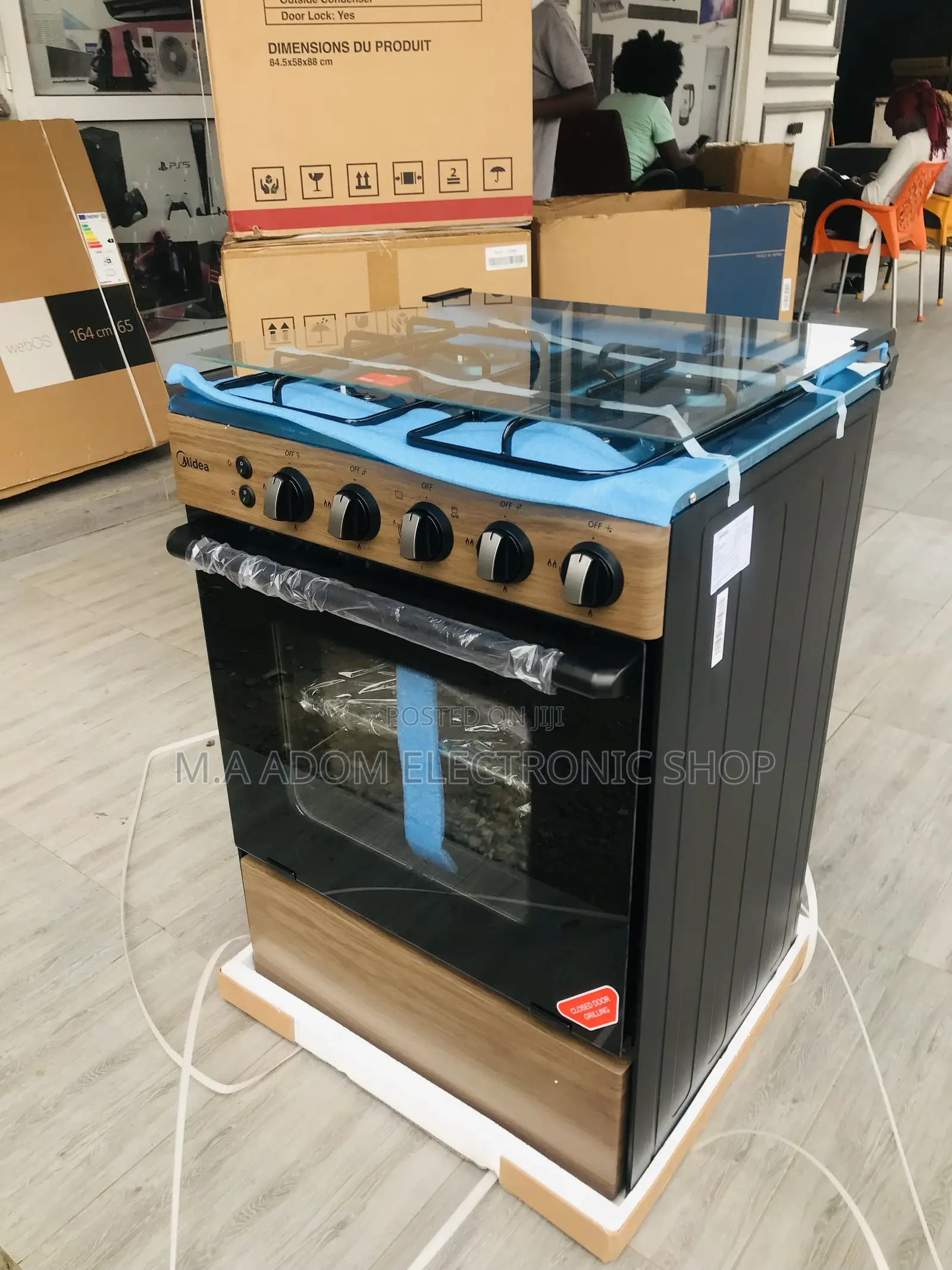 Take Better Midea 4 Burner Gas Cooker