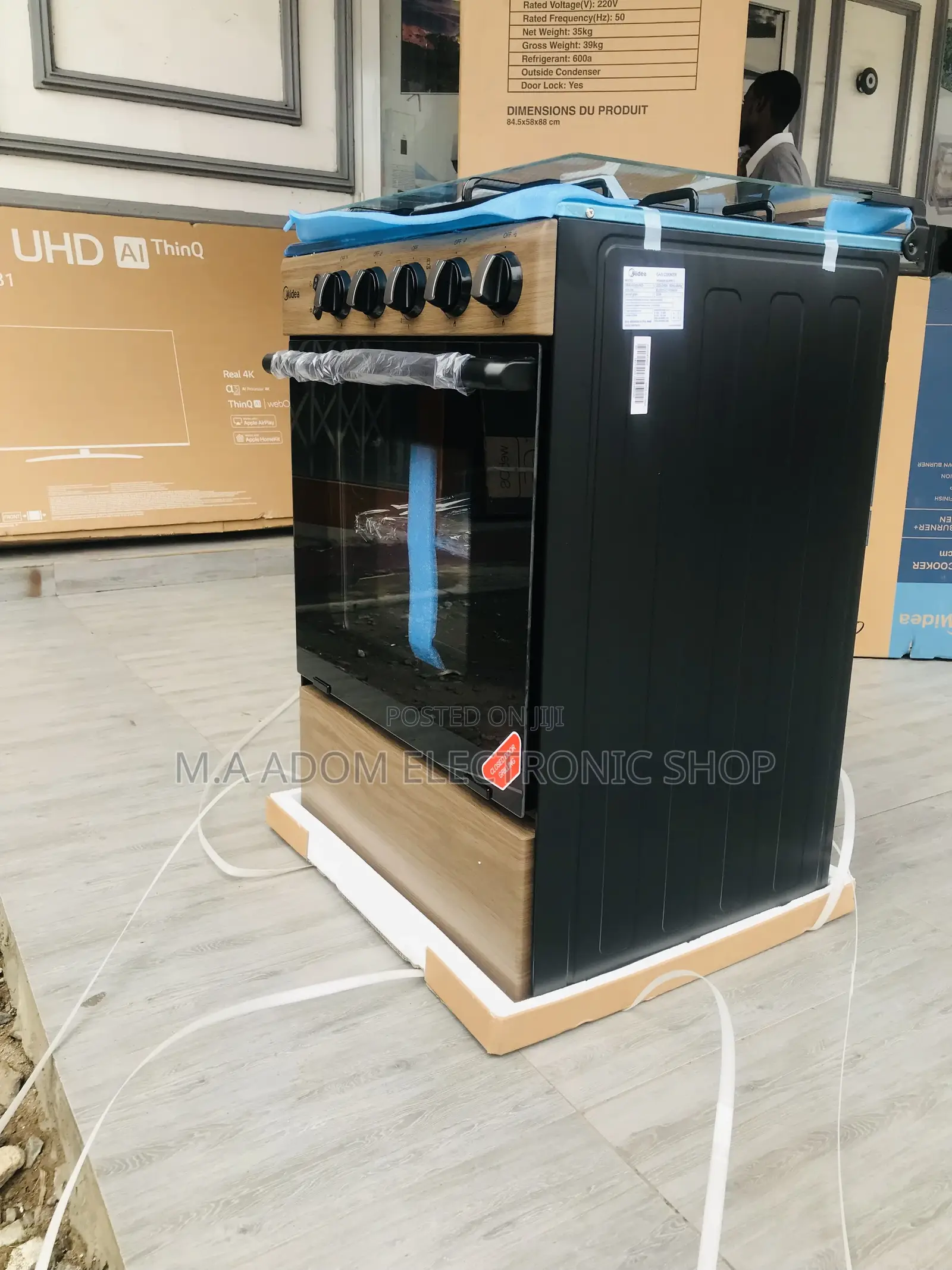Take Super Midea 4 Burner Gas Cooker