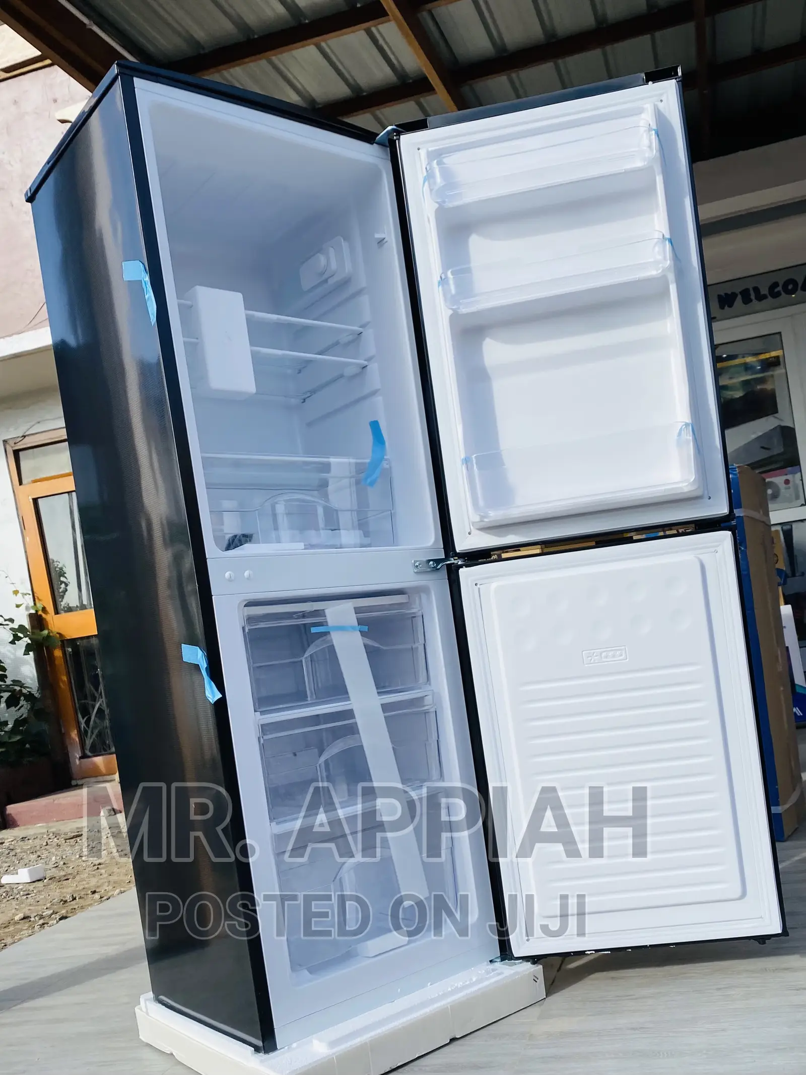 Sealed in Box  Rainbow 166L Double Door Fridge(RF-271x).